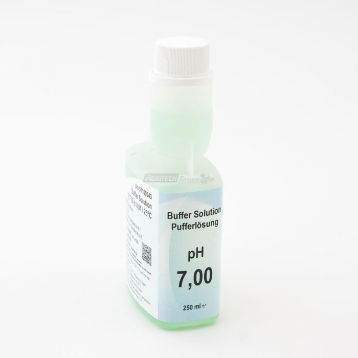 Soluzione tampone pH 7 per pHmetri Verde 250 ml. Agritech Store