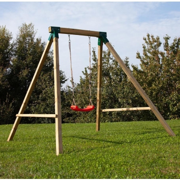Struttura gioco altalena singola con seduta Agritech Store