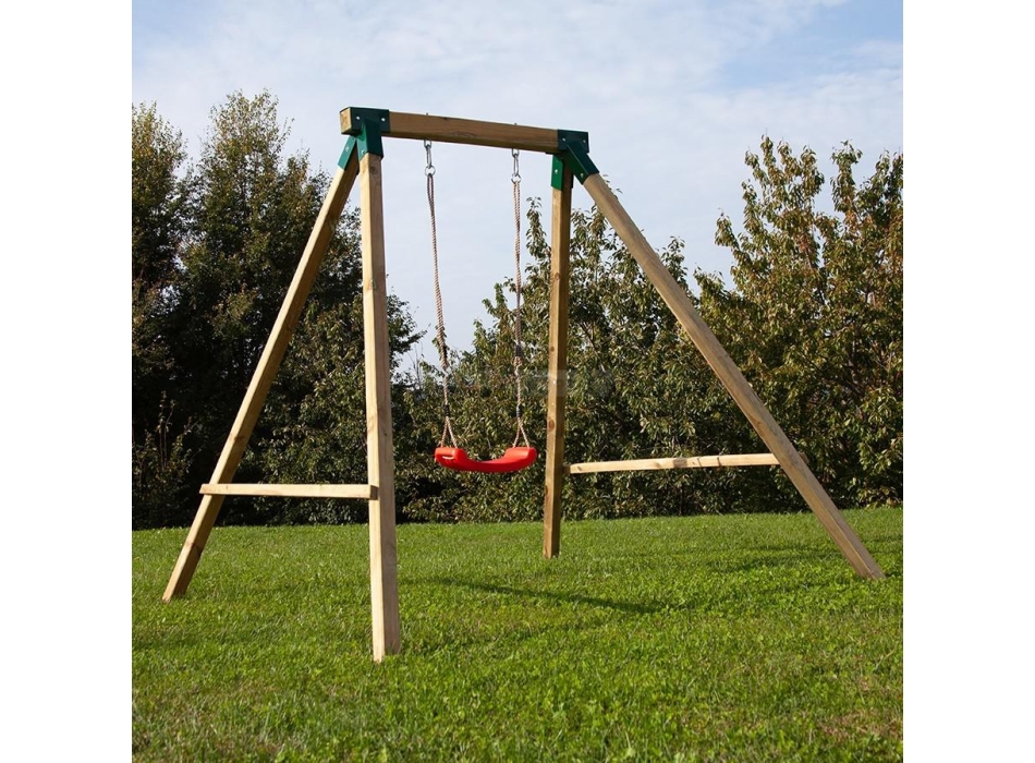 Struttura gioco altalena singola con seduta Agritech Store