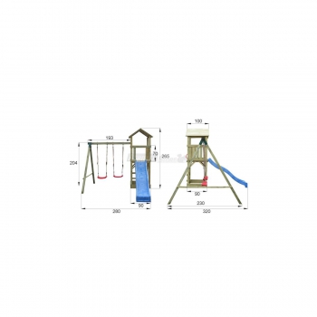 Struttura gioco a torre Agritech Store