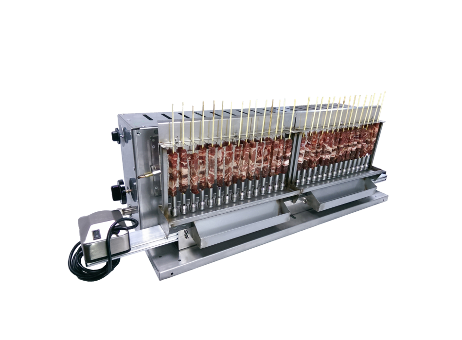 Tecnoroast TGP-30 Single Gas Pro – Grill Automatico Professionale a Gas per 30 Arrosticini Agritech Store