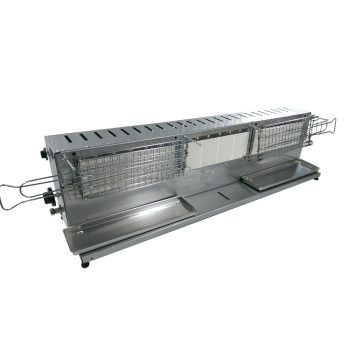 Tecnoroast TGP-45 Single Gas Pro – Grill Automatico Professionale a Gas per 45 Arrosticini Agritech Store