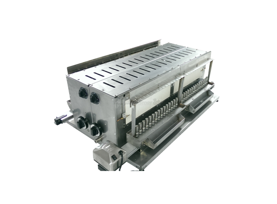 Tecnoroast TGPD-60 Double Gas Pro – Grill Automatico Professionale a Gas per 60 Arrosticini Agritech Store