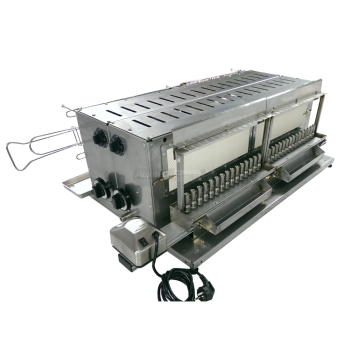 Tecnoroast TGPD-60 Double Gas Pro – Grill Automatico Professionale a Gas per 60 Arrosticini Agritech Store