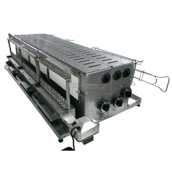 Tecnoroast TGPD-90 Double Gas Pro – Grill Automatico Professionale a Gas per 90 Arrosticini Agritech Store