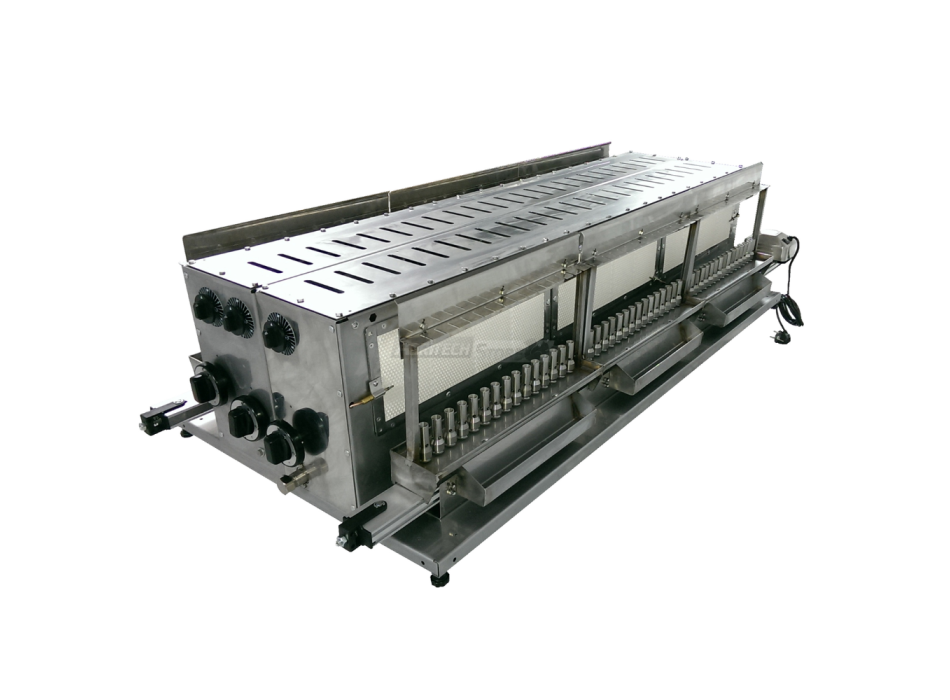 Tecnoroast TGPD-90 Double Gas Pro – Grill Automatico Professionale a Gas per 90 Arrosticini Agritech Store