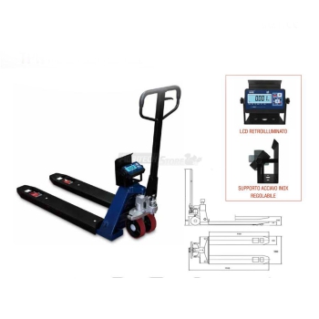 Transpallet pesatore Wunder portata max 2000 Kg Agritech Store