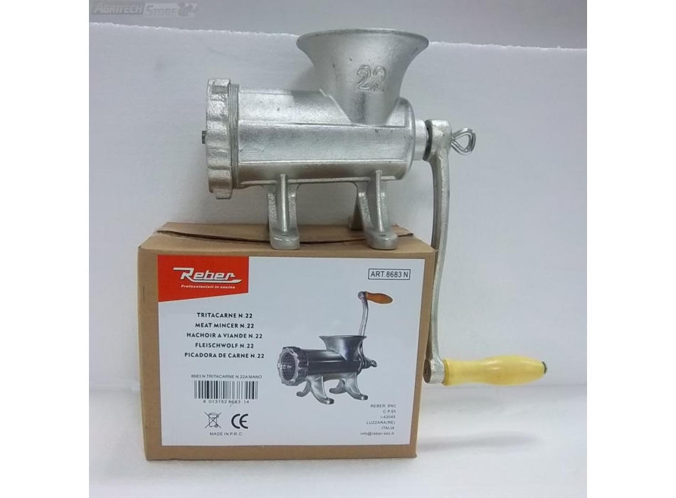 Tritacarne Manuale N 22 Agritech Store