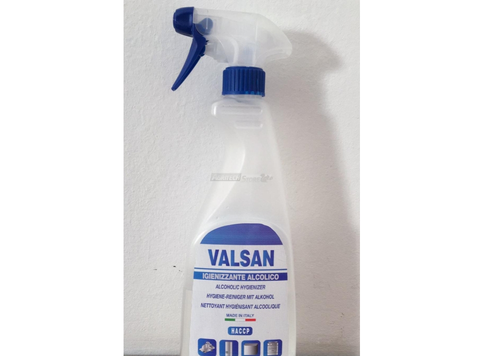 VALSAN Igienizzante Alcolico in Flacone da 750 ml. Agritech Store